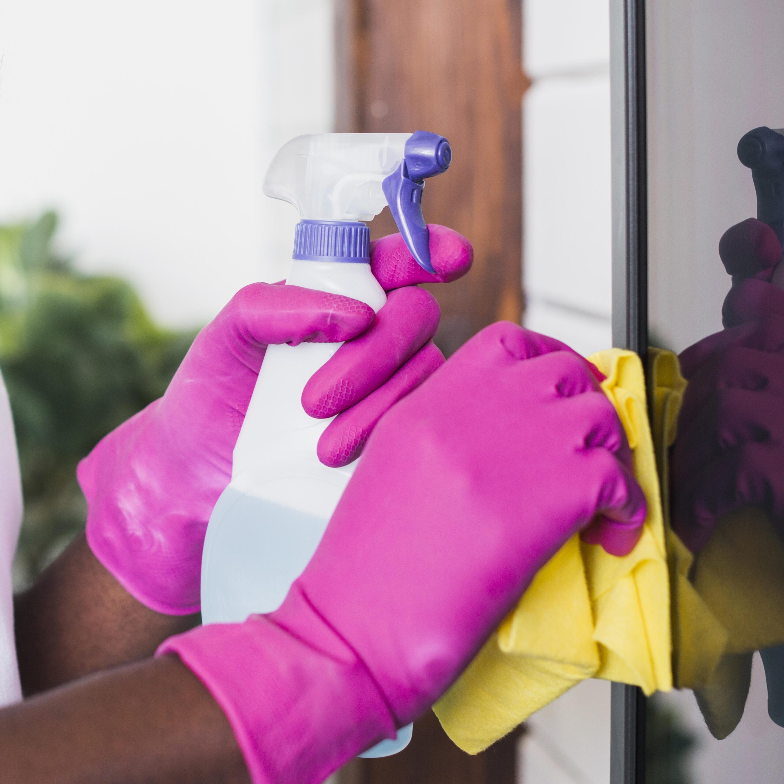 close-up-hands-holding-cleaning-supplies